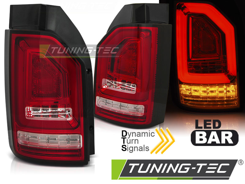 Voll Led Lightbar Design R Ckleuchten F R Vw T Rot Klar Mit