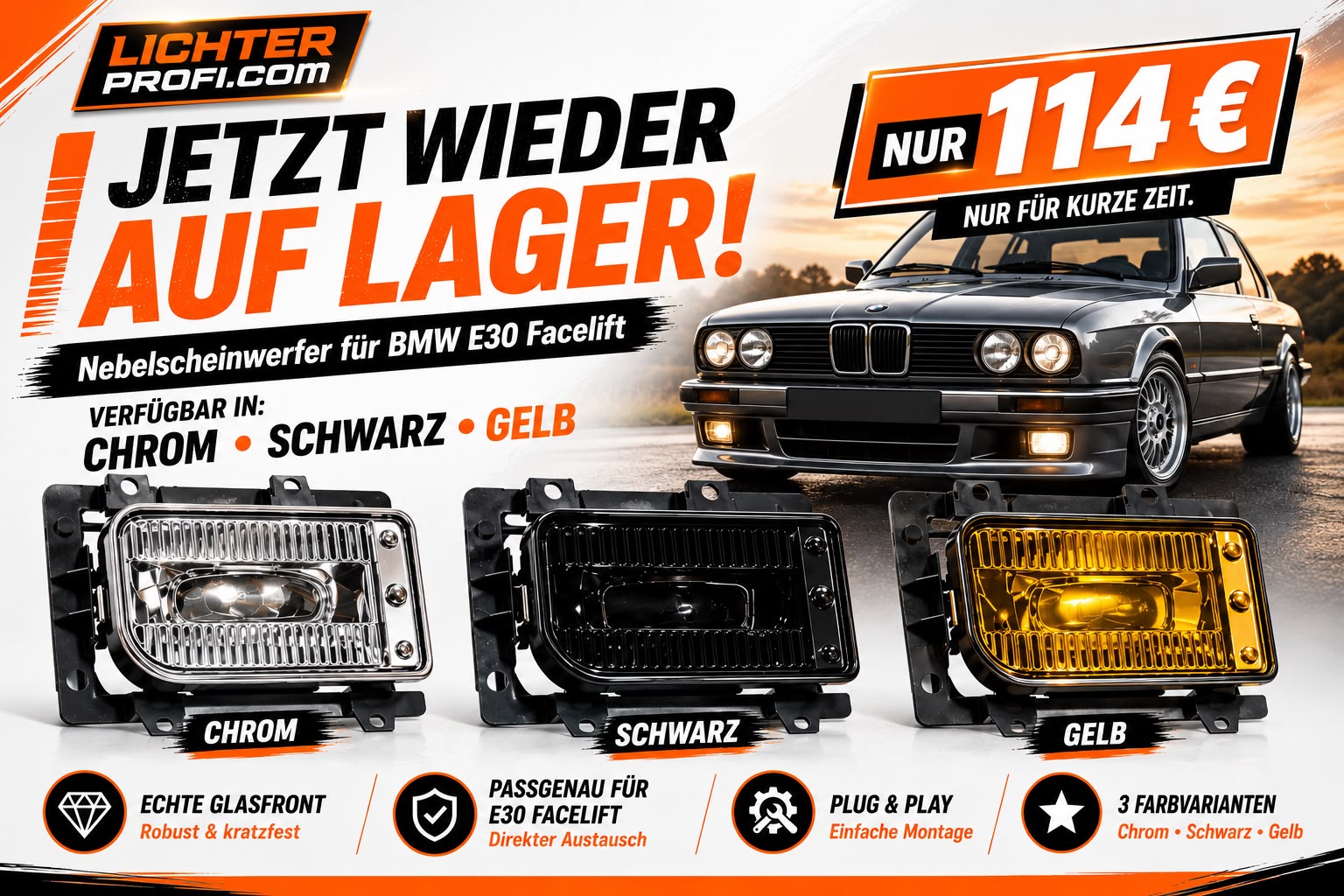 E30 BMW Nebelscheinwerfer E30 BMW Nebelscheinwerfer