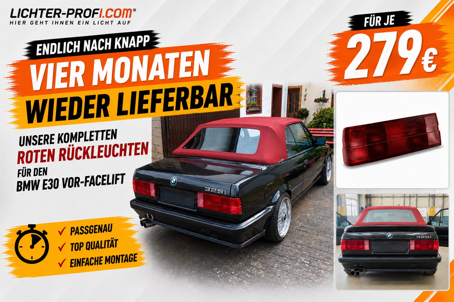E30 Rückleuchten E30 Rückleuchten