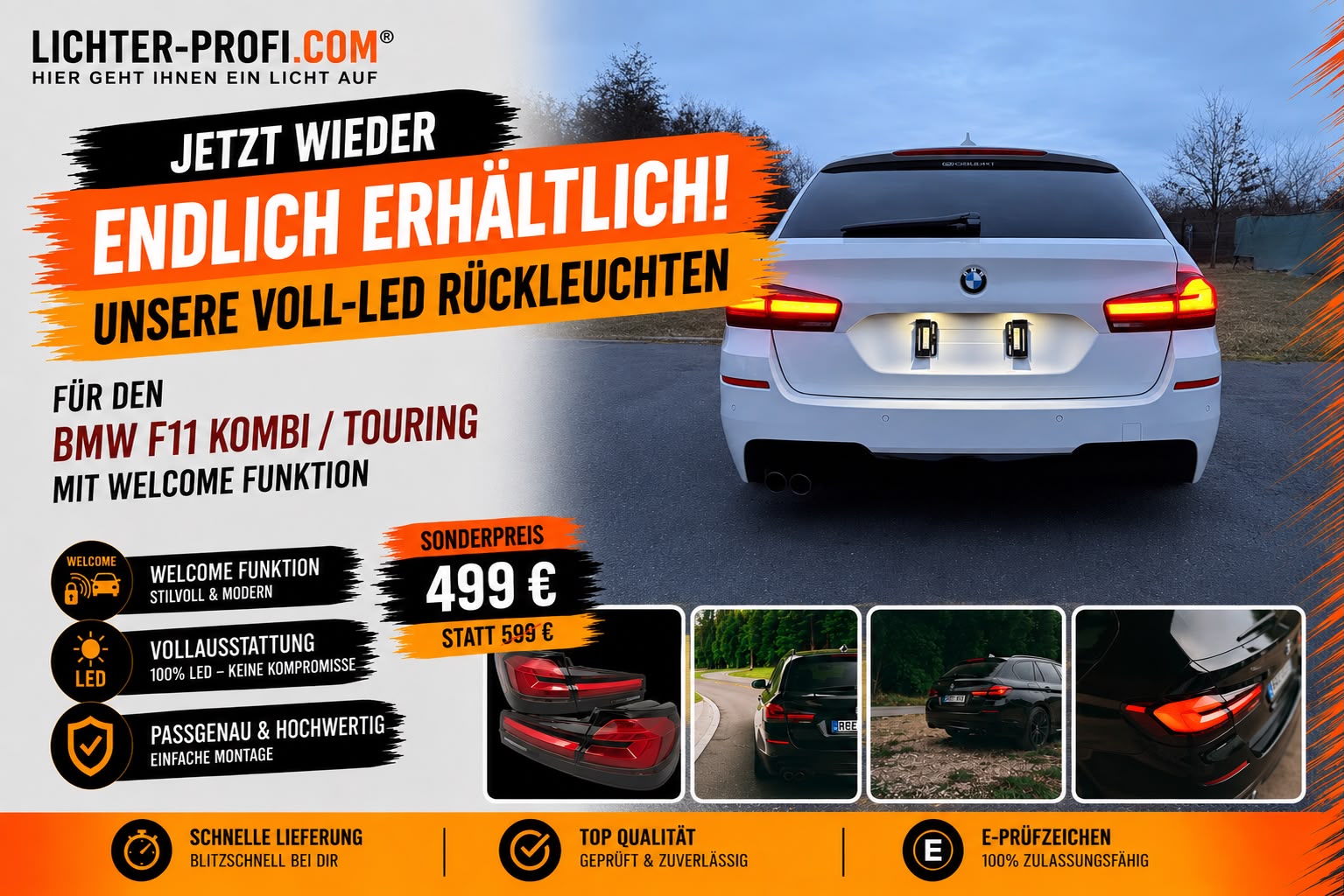 BMW F11 Rückleuchten BMW F11 Rückleuchten