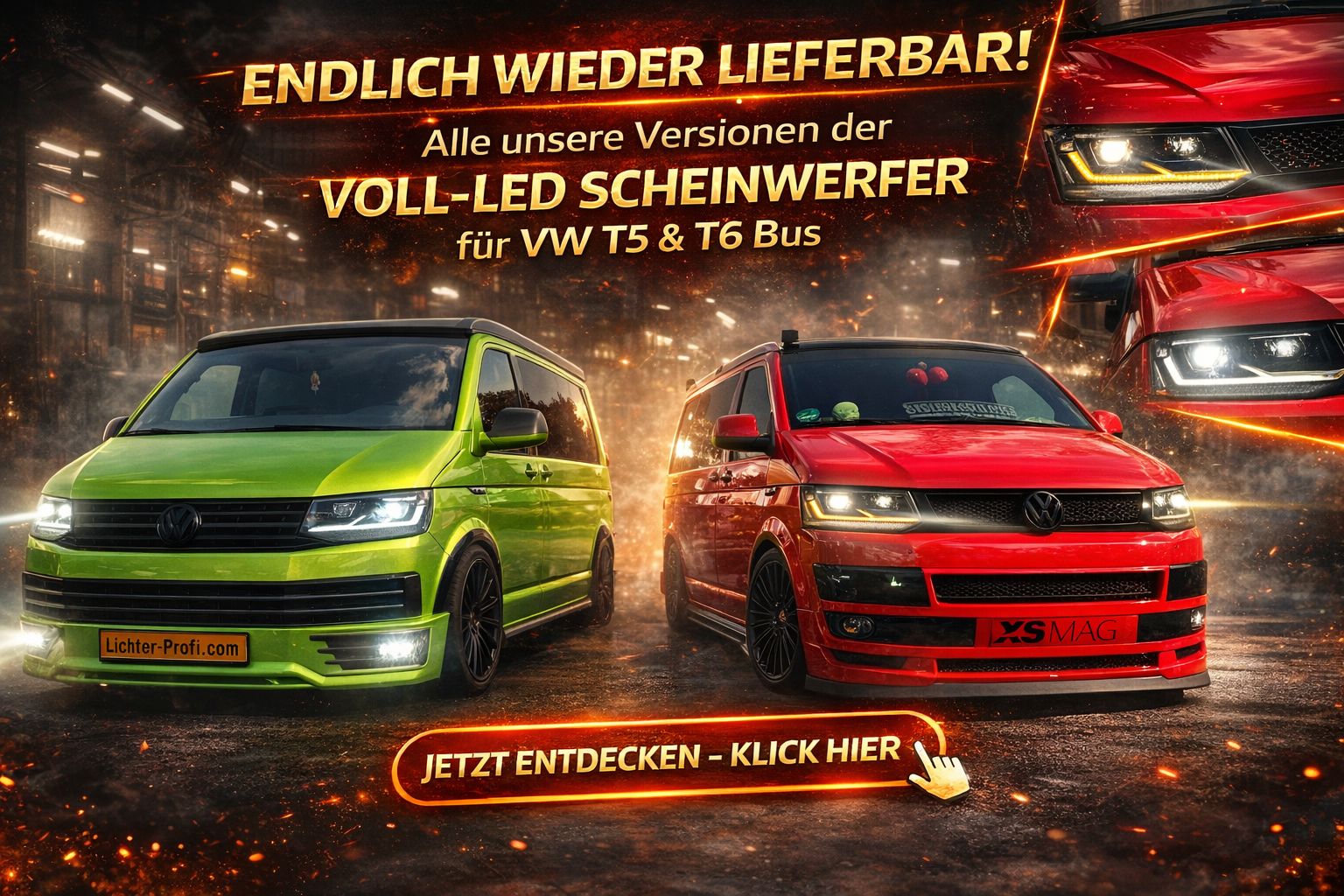 Voll-LED Scheinwerfer T5/T6 Voll-LED Scheinwerfer T5/T6