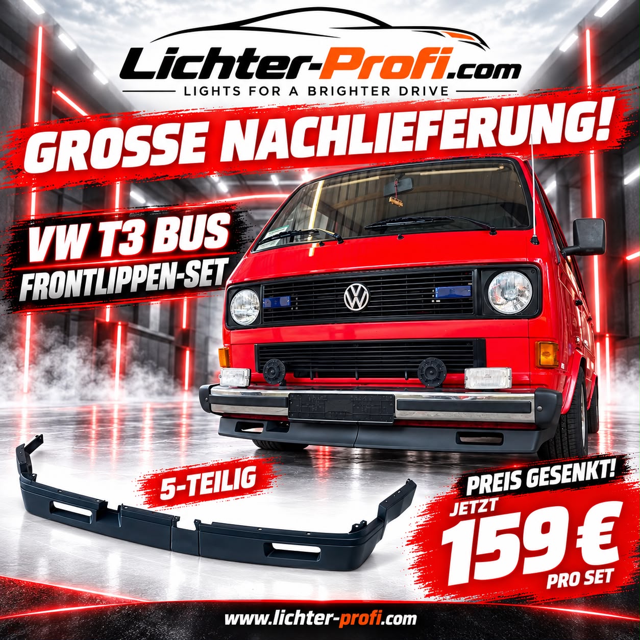 VW T3 Frontlippen-Set VW T3 Frontlippen-Set