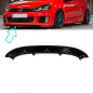 Preview: Spoiler Ansatz Lippe vorne schwarz hochglanz unten passt für VW Golf 6 GTI GTD