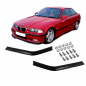 Preview: GT Evo Spoiler Ecken SET Schwarz Flaps Spoilerlippe passt für BMW E36 90-99 M3 M