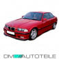 Preview: GT Evo Spoiler Ecken SET Schwarz Flaps Spoilerlippe passt für BMW E36 90-99 M3 M