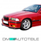 Preview: GT Evo Spoiler Ecken SET Schwarz Flaps Spoilerlippe passt für BMW E36 90-99 M3 M