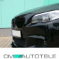Preview: SET Kühlergrill Grill Schwarz Glanz Doppelsteg +Emblemhalter passend für BMW 5er F10 F11 auch M M5