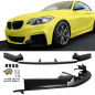 Preview: Sport-Performance Frontspoiler Spoiler Schwarz Matt passt für BMW 2er F22 F23 M-Paket Stoßstange