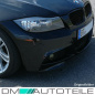 Preview: LCI Satz Flaps Stoßstangenspoiler Splitter Lippe Schwarz Matt passend für BMW E90 E91 Facelift ab 2008