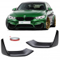 Preview: Sport-Performance Flaps Ecken SET passt für BMW 3er 4er F80 F82 M3 M4 Stoßstange