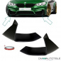 Preview: Sport-Performance Flaps Ecken SET passt für BMW 3er 4er F80 F82 M3 M4 Stoßstange