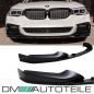 Preview: Sport-Performance Frontspoiler Schwarz Matt passend für BMW G30 G31 mit M-Paket +ABE