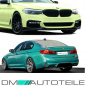 Preview: Sport-Performance Front Spoiler + Ansätze + Diffusor Schwarz Matt passt für BMW 5er G30 M-Paket +ABE