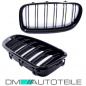 Preview: Sport-Performance Front Spoiler + Doppelsteg Kühlergrill Schwarz glanz passt für BMW 5er F10 F11 M-Paket