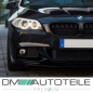 Preview: Sport-Performance Front Spoiler + Doppelsteg Kühlergrill Schwarz glanz passt für BMW 5er F10 F11 M-Paket