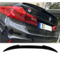 Preview: Sport EVO Heckspoiler Hecklippe breit Schwarz glanz + 3M passt für BMW 5er G30