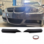 Preview: Vorfacelift Satz Flaps Spoiler Splitter Lippe schwarz Matt passend für BMW 3er E90 E91 Bj 05-08 mit M-Paket