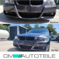 Preview: Vorfacelift Satz Flaps Spoiler Splitter Lippe schwarz Glanz passt für BMW 3er E90 E91 Baujahr 05-08 mit M-Paket