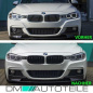 Preview: Sport Performance Front Spoiler +Doppelsteg Kühlergrill Schwarz passt für BMW 3er F30 F31 M-Paket ABE*