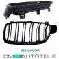 Preview: Sport Performance Front Spoiler +Doppelsteg Kühlergrill Schwarz passt für BMW 3er F30 F31 M-Paket ABE*