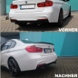 Preview: 335i Duplex SET Frontspoiler + Diffusor Sport-Performance passt für BMW 3er F30 F31 M-Paket