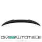 Preview: Set Heckspoiler Sport-Performance schwarz matt Kofferraumspoiler Performance V für BMW 4er F32 Coupe Bj 2014>