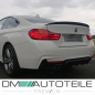 Preview: Sport-Performance Heckspoiler Kofferraum passend für BMW 3er F30 Limousine auch M Schwarz Matt