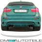 Preview: SET Heckspoiler Koferraum Lippe Grau passend für BMW X6 E71 08-15 + 3M