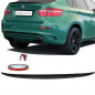 Preview: Set Heckspoiler Kofferraum Lippe Schwarz Glanz Saphir +3M passend für BMW X6 E71 08-15