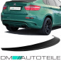 Preview: Set Heckspoiler Kofferraum Lippe Schwarz Glanz Saphir +3M passend für BMW X6 E71 08-15