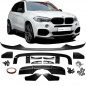 Preview: Sport-Performance SET Aero Spoiler Kit Schwarz Matt passt für BMW X5 F15 M-Paket