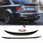 Preview: Sport-Performance Heckspoiler Schwarz Matt +3M passend für BMW 1er E82 Coupe+ABE