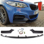 Preview: Sport-Performance Frontspoiler Lippe schwarz passend für BMW 2er F22 F23 ab Bj 2013 M-Paket