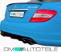 Preview: Mercedes C Klasse W204 Kofferraumspoiler Heckspoiler +Zubehör für AMG C63 07-15