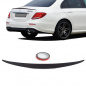 Preview: Sport Heckspoiler Schwarz Matt + 3M Set passt für Mercedes E-Klasse W213 auch AMG E63