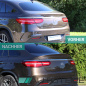 Preview: Satz Heckspoiler Kofferraum Hochglanz Schwarz +3M passt für Mercedes GLE Coupe C292 auch AMG 63 ab Bj 2015