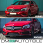 Preview: Mercedes A-Klasse W176 Aero Edition 1 Flaps CARBON OPTIK Stoßstange vorne 4.tlg.