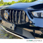 Preview: Kühlergrill Schwarz Chrom passt für Mercedes CLA W118 ab 2019 für PDC ohne Kamera