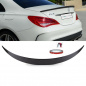 Preview: Set Heckspoiler ABS Carbon hochglanz Design +3M passt für Mercedes CLA W117 ab Bj 2014 auch AMG