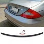 Preview: Set Heckspoiler schwarz matt +3M passt für Mercedes CLS W219 auch AMG Line ab Bj 04-10 aus ABS