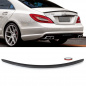 Preview: Set Heckspoiler Lippe schwarz matt +3M passt für Mercedes CLS W218 auch AMG Bj ab 2011 aus ABS