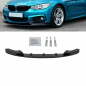 Preview: Performance Schwarz Matt Front Spoiler Lippe passt für BMW 4er F32 F33 F36 mit M-Paket