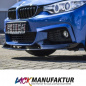 Preview: Sport-Performance Schwarz glanz Front Spoiler Lippe für BMW F32 F33 F36 mit M-Paket