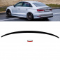 Preview: SET Sport-Heckspoiler Lippe Schwarz Matt passt für Audi A3 8V Limousine 2013-2021 auch RS3 + S-Line