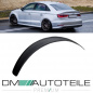 Preview: SET Sport-Heckspoiler Lippe Schwarz Matt passt für Audi A3 8V Limousine 2013-2021 auch RS3 + S-Line