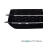 Preview: Set Waben Gitter Nebelscheinwerfer Clean Silber Schwarz hochglanz für Audi A1 8X 2010-2015 mit S-Line