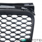 Preview: Kühlergrill Wabengrill schwarz glanz passt für Audi A4 B7 04-08 Waben Grill nicht RS4 Quattro
