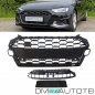 Preview: Wabengrill Breit Kühlergrill Schwarz passt für Audi A4 B9 Facelift ab 2019 für S Line Modelle