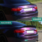 Preview: SET Ducktail Heckspoiler Hecklippe Carbon glanz+ 3M passt für Audi A5 8T Coupe 2007-2013