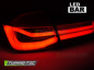 Preview: LED Lightbar Design Rückleuchten für BMW 3er F30 11-18 rot mit dyn. Blinker